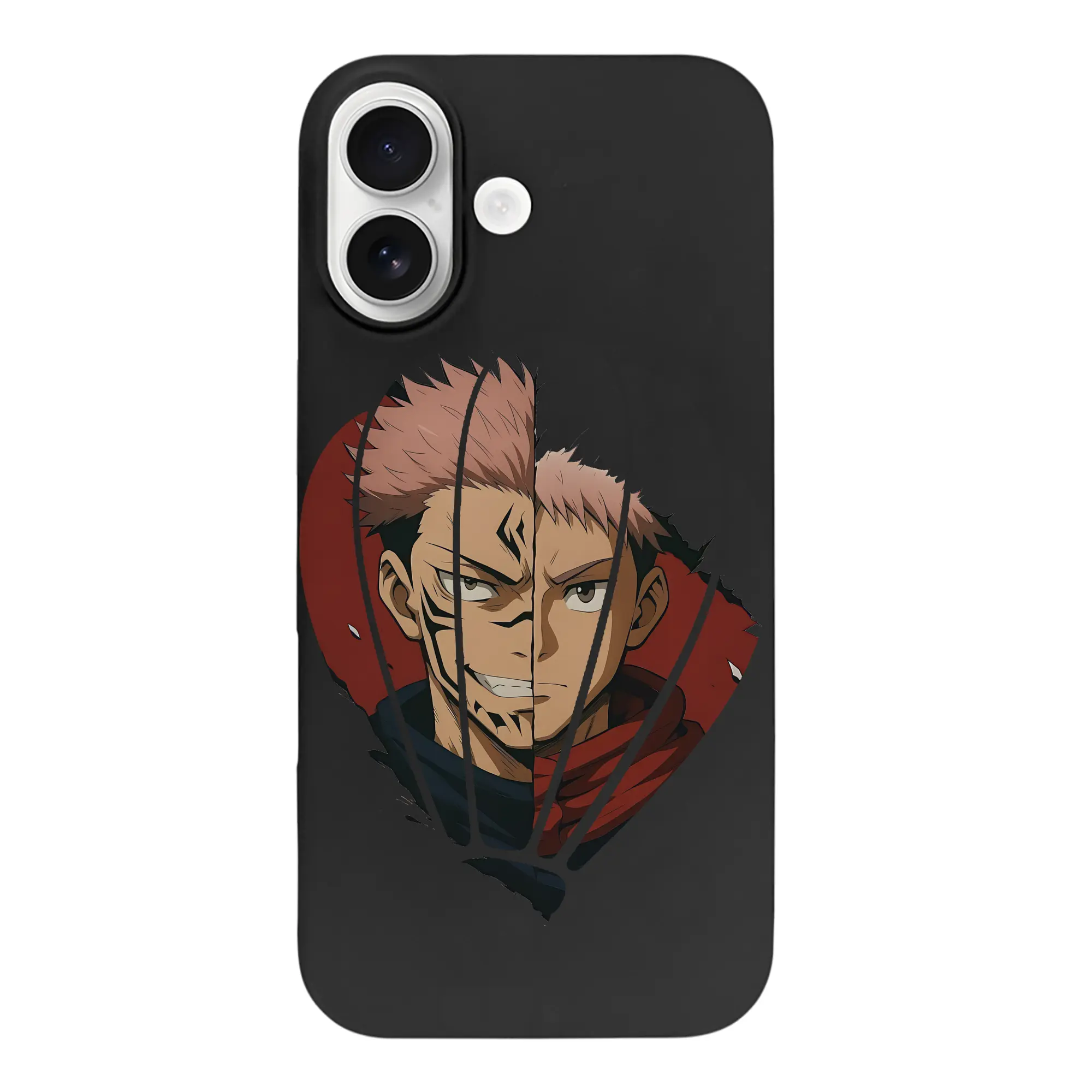 呪術廻戦 グッズ,両面宿儺 - iPhone 17 シリーズ シリコンケース 薄型 耐衝撃 指紋防止 ソフトタッチカバー 精密フィット 傷防止 保護ケース iPhone 17/17 Air/17 Pro/17 Pro Max 対応